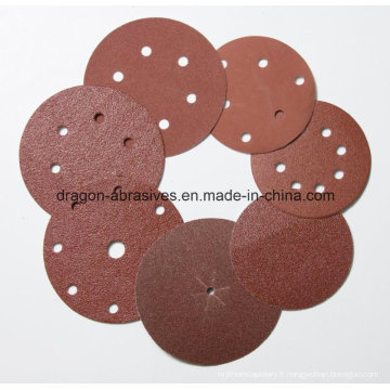 Disque de ponçage de Velcro en oxyde d’aluminium